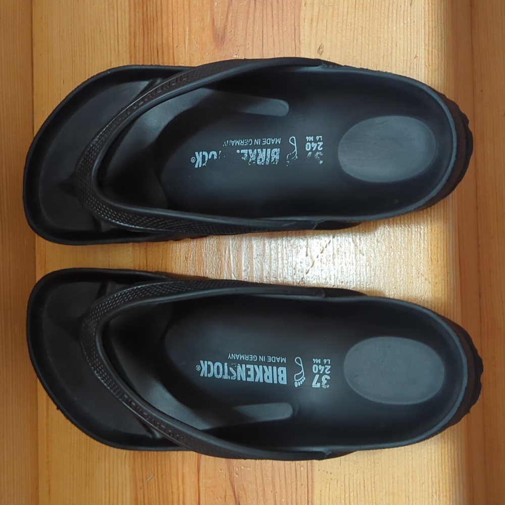 Birkenstock Black Flip-Flops - Picture 2 of 10